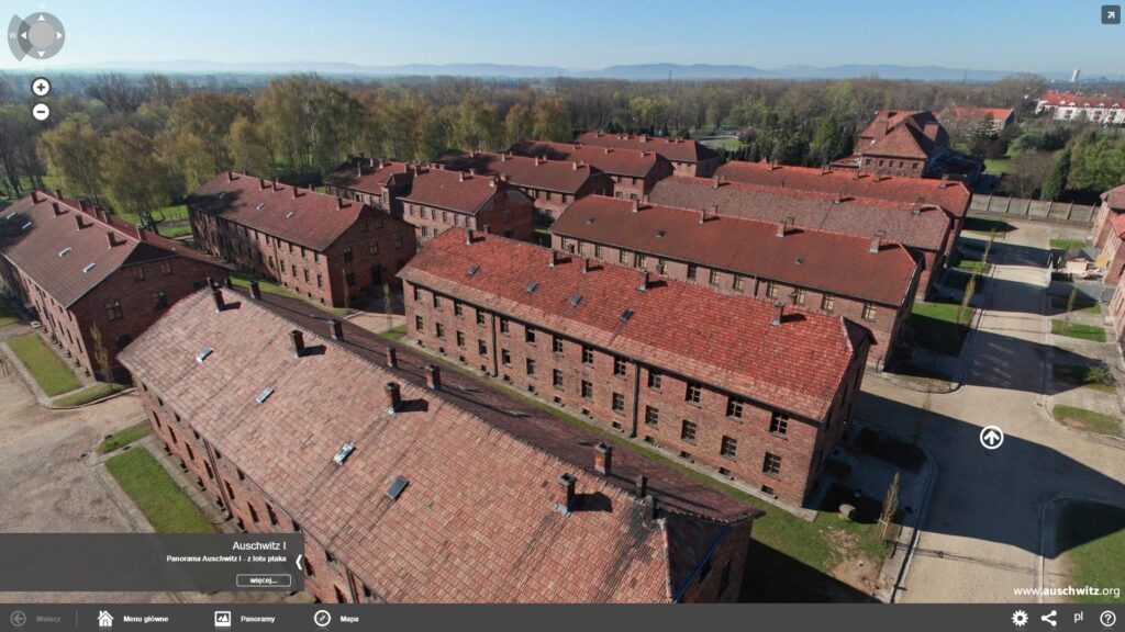 wirtualny spacer 360 muzeum narodowe Muzeum auschwitz